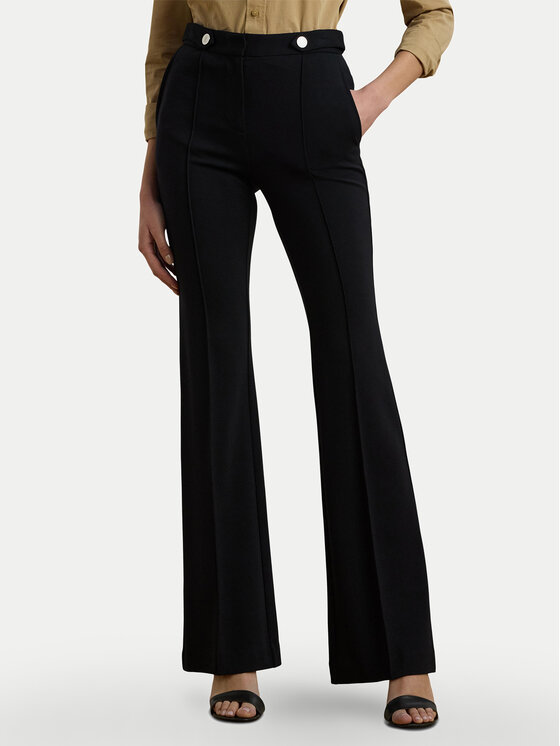 LAUREN RALPH LAUREN Текстилни панталони 200971132001 Черен Bootcut Fit за Жени цена