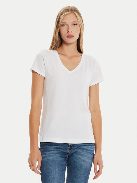 LAUREN RALPH LAUREN Тишърт ILN62373 Бял Regular Fit за Жени цена