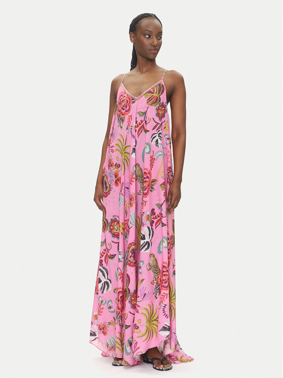 LOLA CASADEMUNT Лятна рокля LS2516030 Розов Relaxed Fit за Жени цена