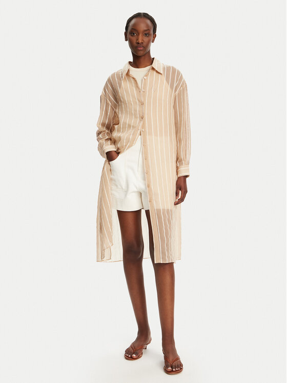 LOLA CASADEMUNT Риза LS2515045 Бежов Relaxed Fit за Жени цена