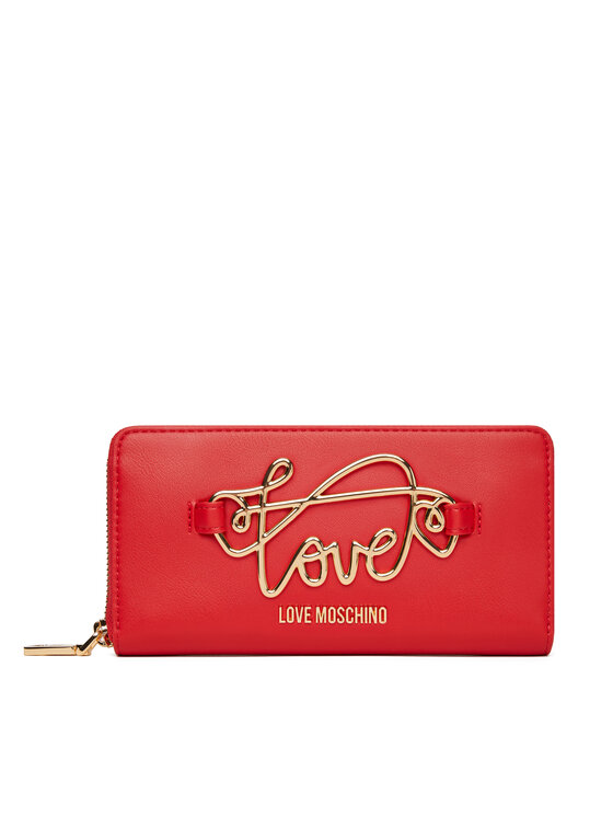LOVE MOSCHINO Голям дамски портфейл JC5733PP0MKG0500 Червен за Жени цена