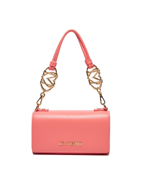 LOVE MOSCHINO Дамска чанта JC4051PP1MLF0464 Коралов за Жени цена