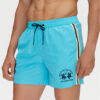 La Martina Плувни шорти Yarran MAM301 PL115 Светлосиньо Regular Fit цвят на ниска цена