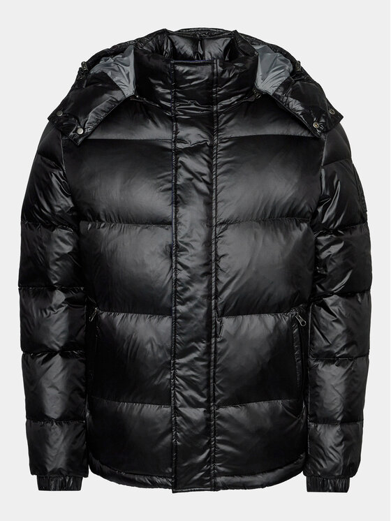 La Martina Пухено яке Whit WMO021 PA067 Черен Regular Fit за Мъже цена