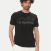 La Martina Тишърт Andy MAR311 JS324 Черен Regular Fit за Мъже цена