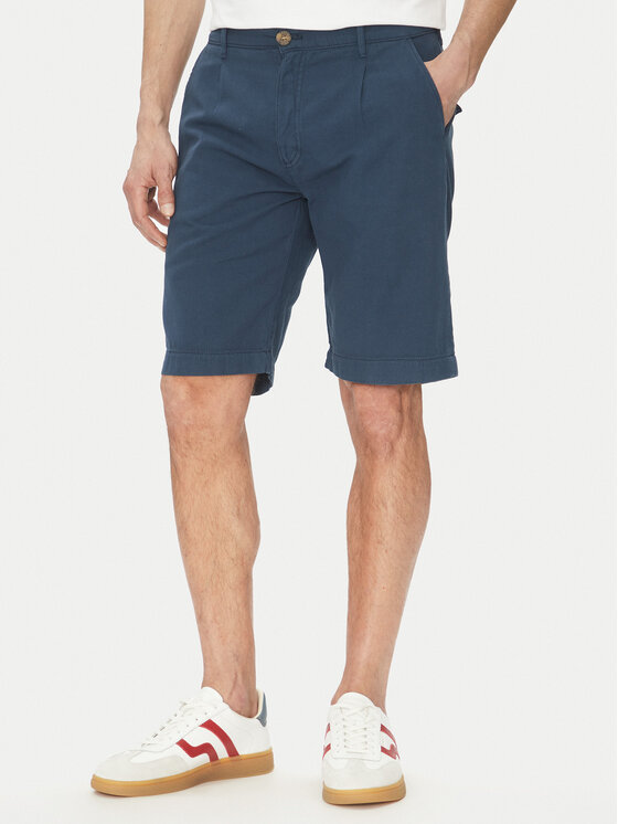 La Martina Шорти от плат Vics MAB004 TL147 Тъмносин Regular Fit за Мъже цена