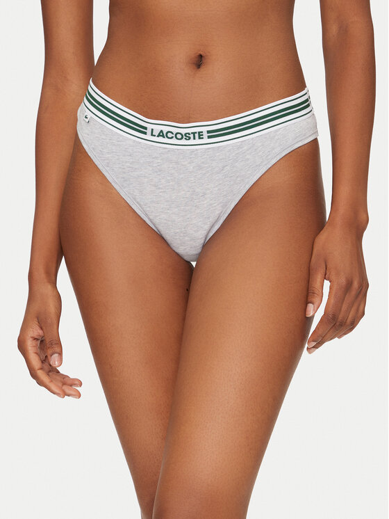 Lacoste Бикини тип прашка 8F5198 Сив за Жени цена