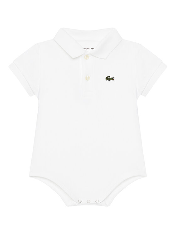 Lacoste Детско боди 4J8412 Бял за Бебета цена