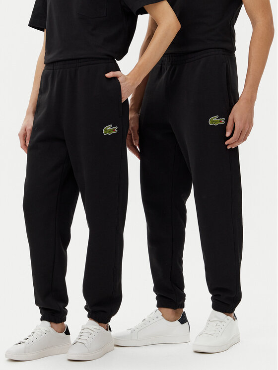 Lacoste Долнище анцуг XH2750 Черен Regular Fit за Унисекс цена