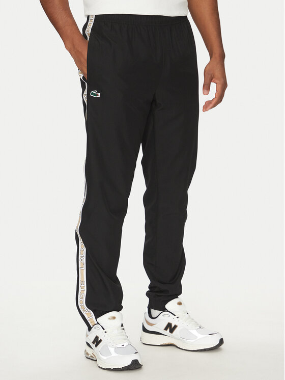 Lacoste Долнище анцуг XH8974 Черен Relaxed Fit за Мъже цена