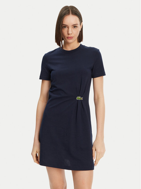 Lacoste Ежедневна рокля EF0583 Тъмносин Regular Fit за Жени цена