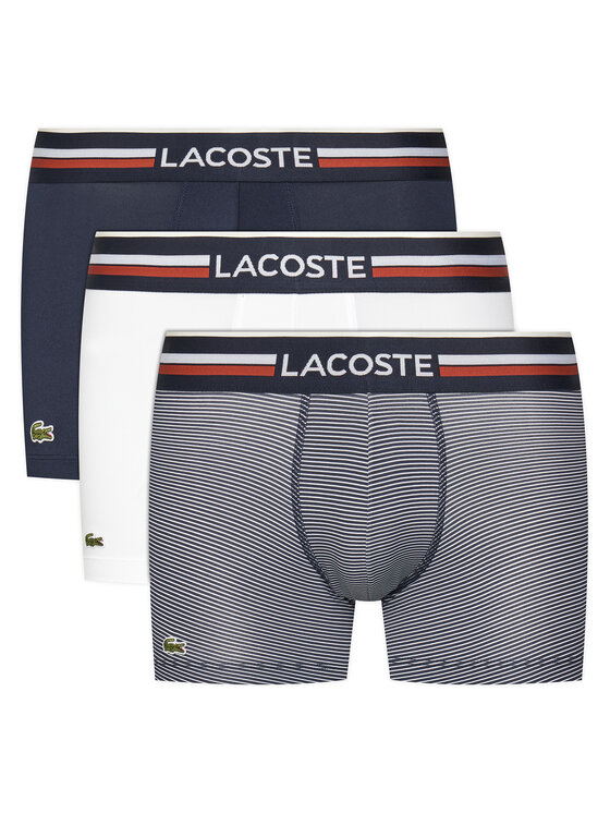 Lacoste Комплект 3 чифта боксерки 5H2262 Цветен за Мъже цена