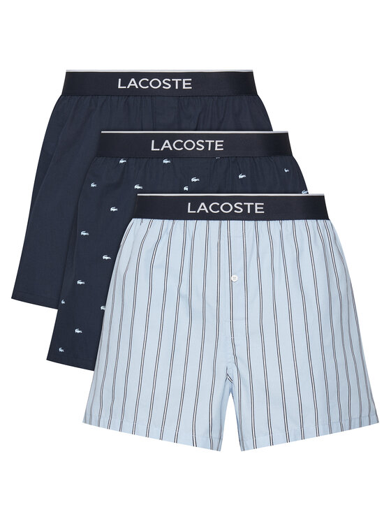 Lacoste Комплект 3 чифта боксерки 7H1283 Тъмносин за Мъже цена