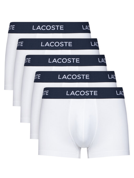 Lacoste Комплект 5 чифта боксери 5H1292 Бял за Мъже цена