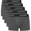 Lacoste Комплект 5 чифта боксери 5H1292 Сив за Мъже цена