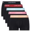 Lacoste Комплект 5 чифта боксери 5H1292 Черен за Мъже цена