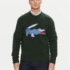 Lacoste Пуловер AH3145 Зелен Classic Fit за Мъже цена