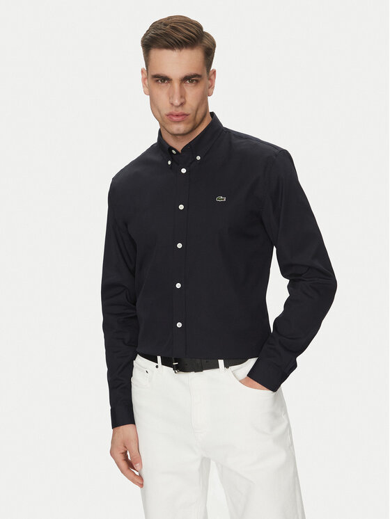 Lacoste Риза CH2933 Черен Regular Fit за Мъже цена