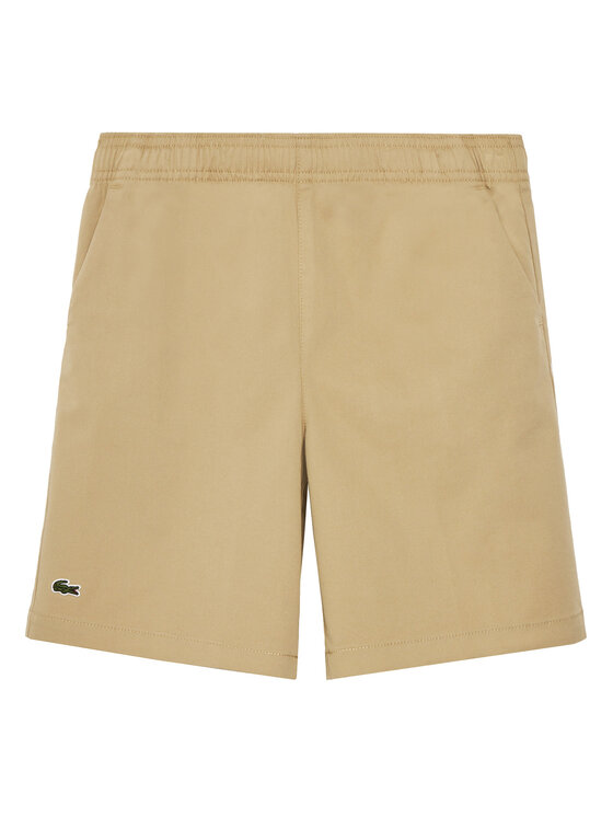 Lacoste Спортни шорти FJ5242 Бежов Regular Fit за Момчета цена