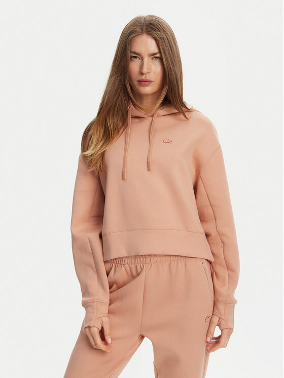 Lacoste Суитшърт SF0281 Оранжев Loose Fit за Жени цена