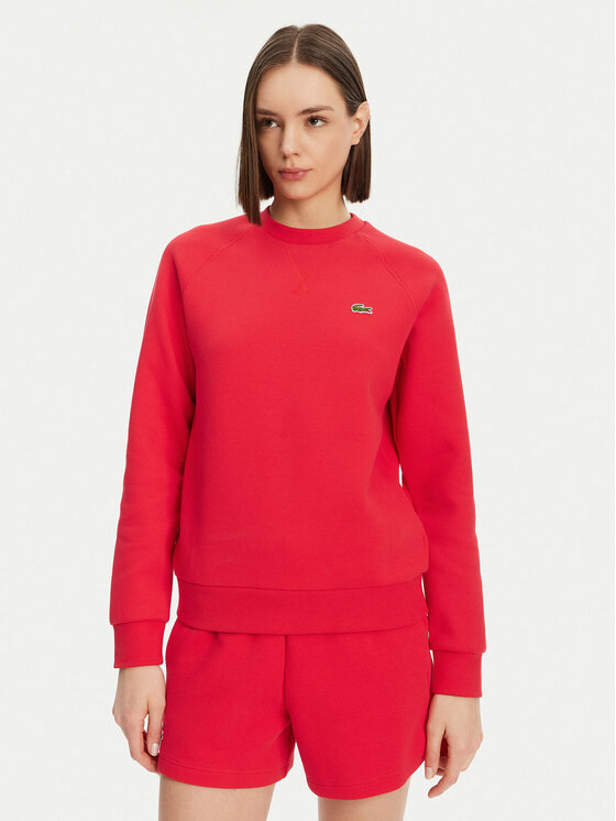 Lacoste Суитшърт SF8347 Червен Regular Fit за Жени цена