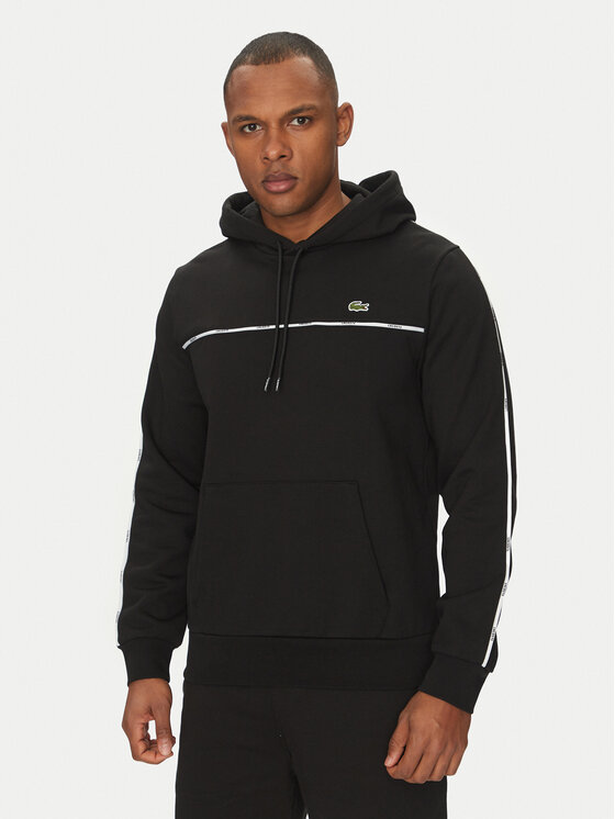 Lacoste Суитшърт SH9808 Черен Classic Fit за Мъже цена