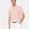 Lacoste Тениска с яка и копчета L1264 Розов Classic Fit за Мъже цена