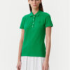 Lacoste Тениска с яка и копчета PF5462 Зелен Slim Fit за Жени цена