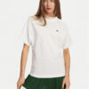 Lacoste Тениска с яка и копчета PF9654 Бял Relaxed Fit за Жени цена