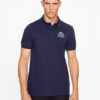 Lacoste Тениска с яка и копчета PH1136 Тъмносин Regular Fit за Мъже цена