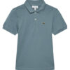 Lacoste Тениска с яка и копчета PJ8456 Зелен Regular Fit за Момчета цена