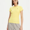 Lacoste Тишърт TF5538 Жълт Slim Fit за Жени цена