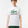 Lacoste Тишърт TH1285 Бял Regular Fit цвят на ниска цена
