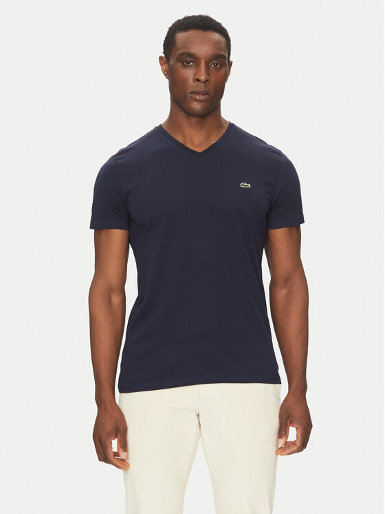 Lacoste Тишърт TH6710 Тъмносин Regular Fit за Мъже цена