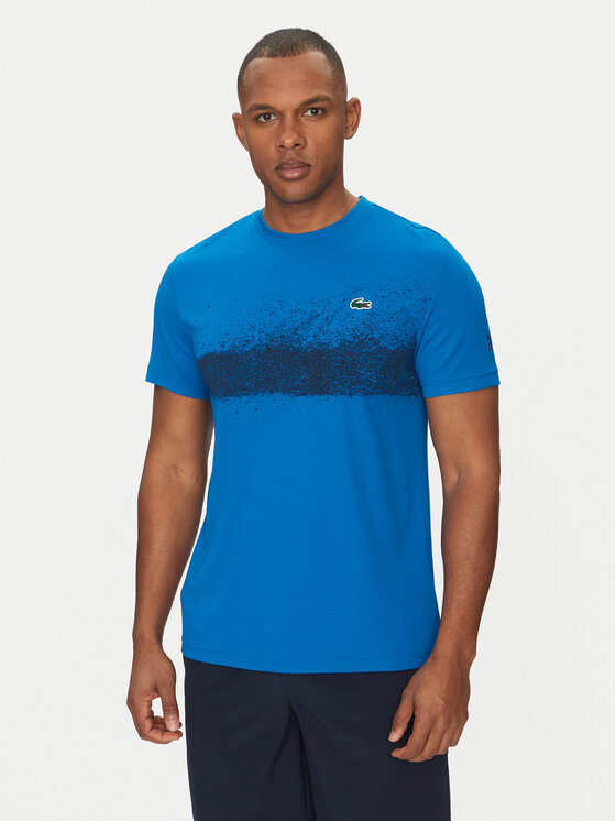 Lacoste Тишърт TH8986 Син Regular Fit за Мъже цена