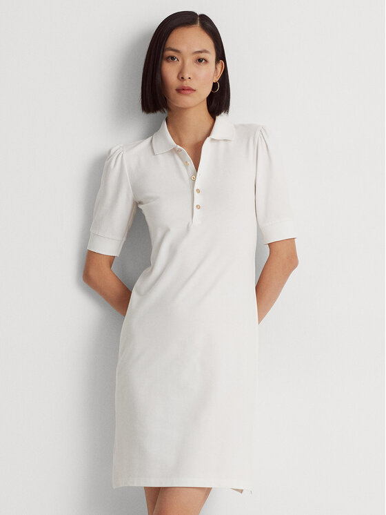 Lauren Ralph Lauren Ежедневна рокля 200834569002 Бял Regular Fit за Жени цена