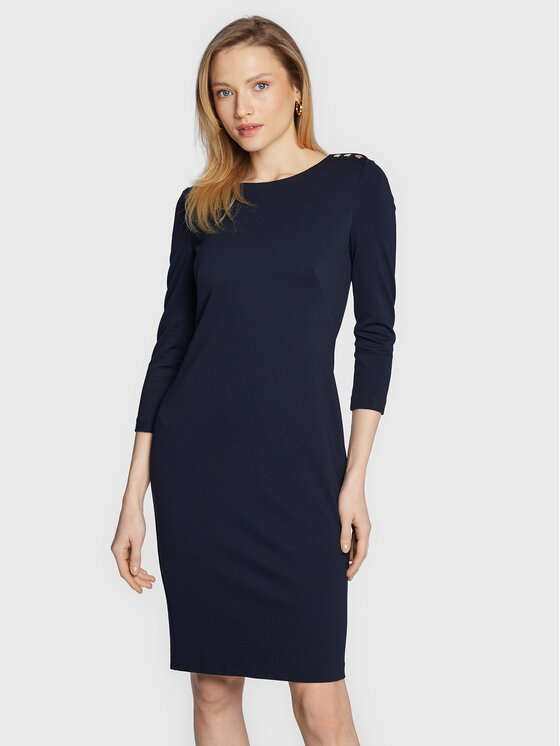 Lauren Ralph Lauren Ежедневна рокля 250863910002 Тъмносин Regular Fit за Жени цена