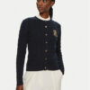 Lauren Ralph Lauren Кардиган 200932225002 Тъмносин Slim Fit за Жени цена