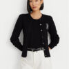 Lauren Ralph Lauren Кардиган 200932225003 Черен Slim Fit за Жени цена