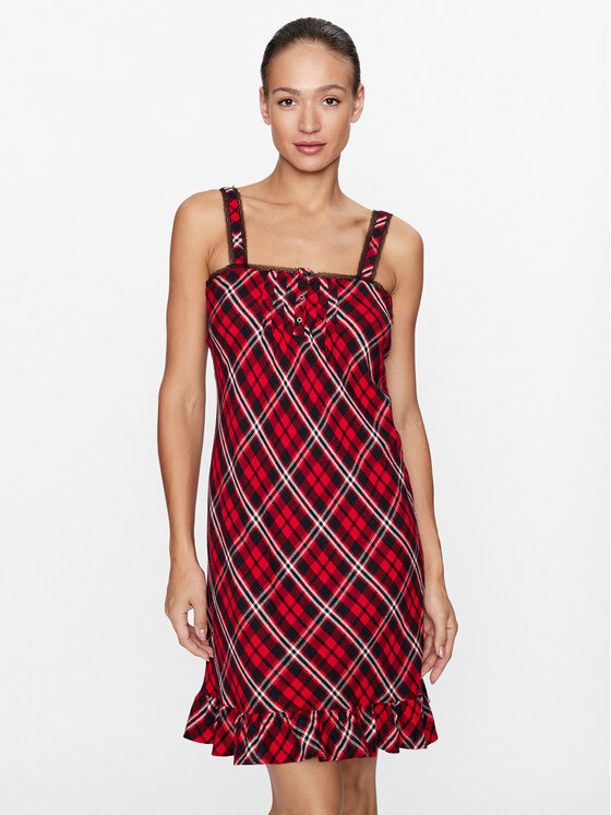 Lauren Ralph Lauren Нощница ILN22282 Червен Regular Fit за Жени цена