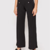 Lauren Ralph Lauren Текстилни панталони 200807573002 Черен Wide Leg за Жени цена