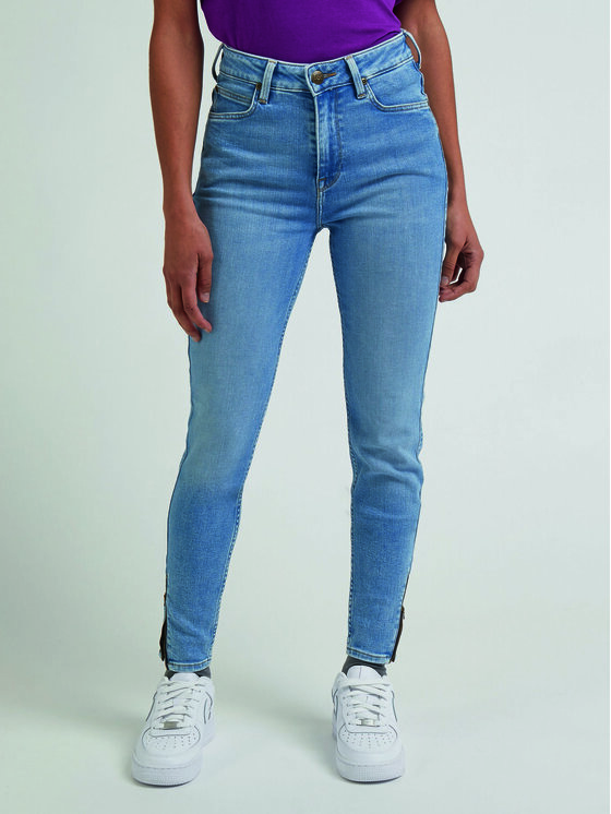 Lee Дънки Scarlett L31BGUB43 112330554 Син Skinny Fit за Жени цена