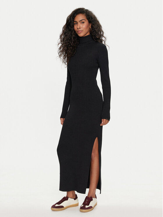 Lee Плетена рокля 112358303 Черен Slim Fit за Жени цена