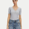 Lee Тишърт Henley 112363830 Светлосиньо Slim Fit за Жени цена