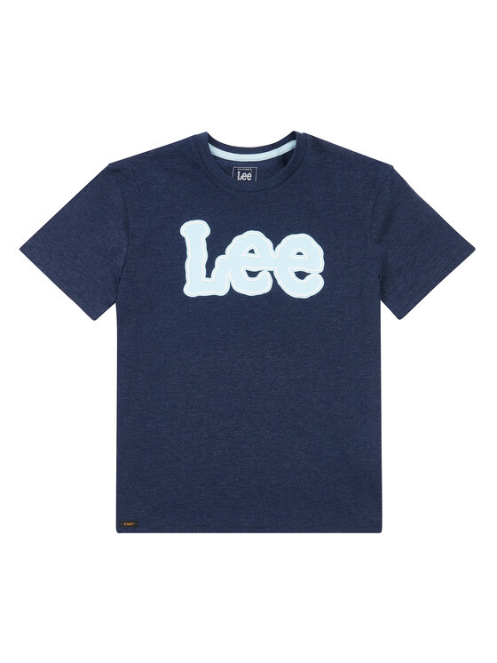 Lee Тишърт Large Puff Print LEE0138 Тъмносин Regular Fit за Момчета цена
