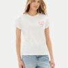 Lee Тишърт Small Logo 112363635 Бял Regular Fit за Жени цена