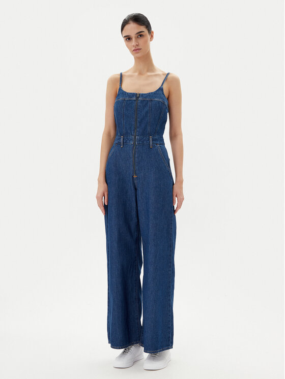 Levi's® Гащеризон Bustier 001WC-0003 Син Slim Fit за Жени цена