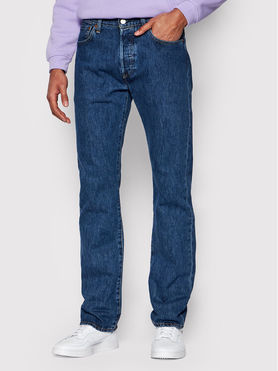 Levi's® Дънки 501® 00501-0114 Тъмносин Original Fit за Мъже цена
