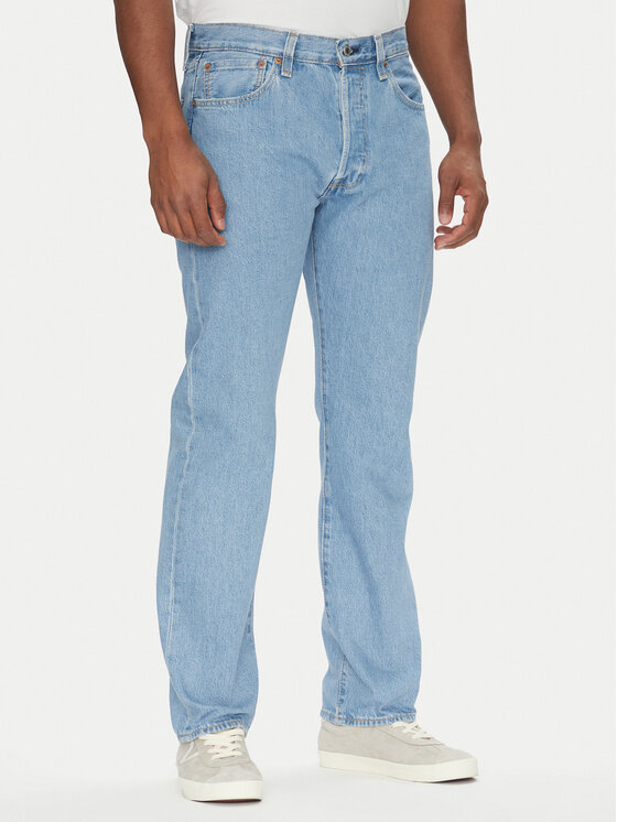 Levi's® Дънки 501® 00501-3708 Син Straight Fit за Мъже цена