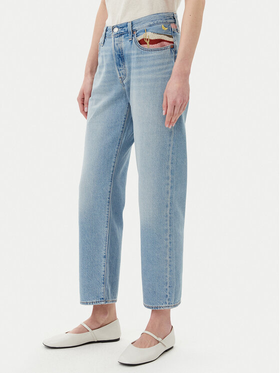 Levi's® Дънки 501® 90's A9150-0008 Син Loose Fit за Жени цена